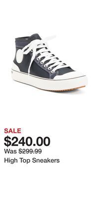 TJ Maxx High top sneakers offer