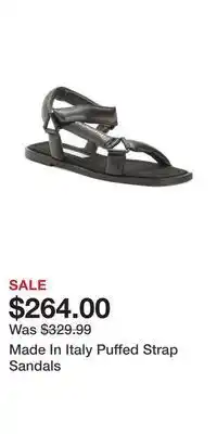 TJ Maxx Made in italy puffed strap sandals offer