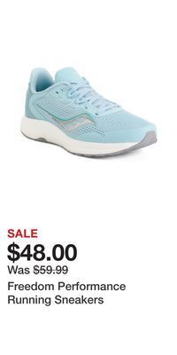 TJ Maxx Freedom performance running sneakers offer