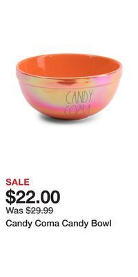 TJ Maxx Candy coma candy bowl offer