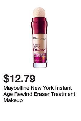Kmart Maybelline new york instant age rewind eraser treatment makeup offer