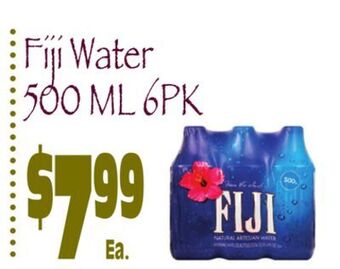 Wild By Nature Fiji water offer