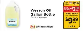 ShopRite Oil gallon bottle offer