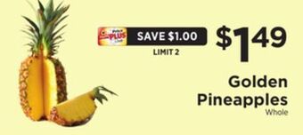 ShopRite Golden pineapples offer