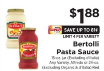 ShopRite Pasta sauce offer