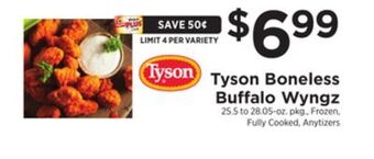 ShopRite Boneless buffalo wyngz offer