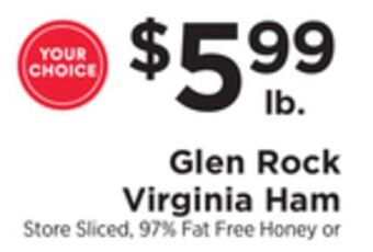 ShopRite Glen rock virginia ham offer