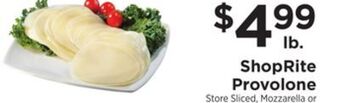 ShopRite Provolone offer