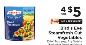 ShopRite Steamfresh cut vegetables offer