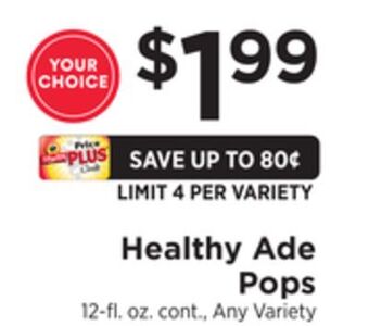 ShopRite Pops offer