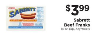 ShopRite Beef franks offer