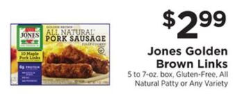 ShopRite Golden brown links offer