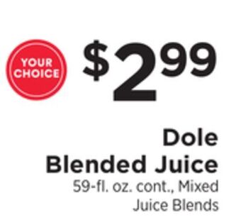 ShopRite Blended juice offer