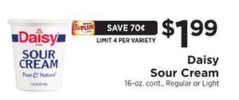 ShopRite Sour cream offer