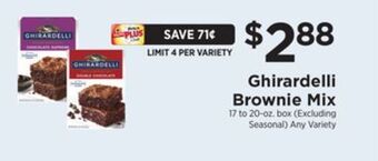 ShopRite Brownie mix offer