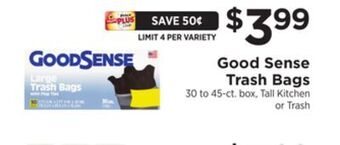 ShopRite Trash bags offer