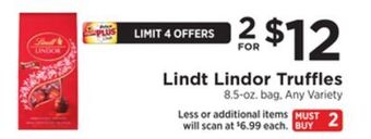ShopRite Lindor truffles offer