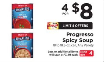 ShopRite Spicy soup offer