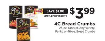 ShopRite Bread crumbs offer