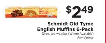 ShopRite English muffins 6-pack offer