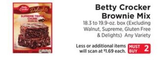 ShopRite Brownie mix offer