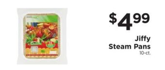 ShopRite Steam pans offer