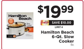 ShopRite 6-qt. slow cooker offer