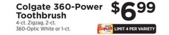 ShopRite 360-power toothbrush offer