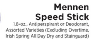 ShopRite Speed stick offer