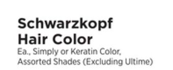 ShopRite Hair color offer