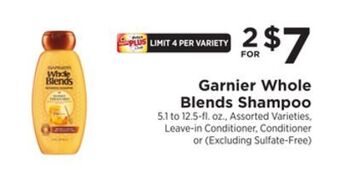 ShopRite Whole blends shampoo offer