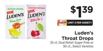 ShopRite Throat drops offer