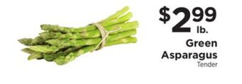 ShopRite Green asparagus offer