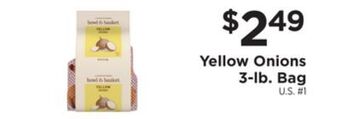 ShopRite Yellow onions 3-lb. bag offer