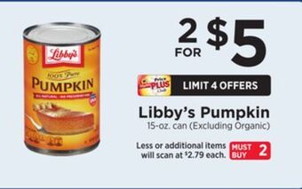 ShopRite Pumpkin offer