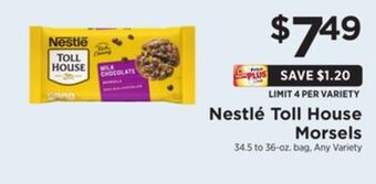 ShopRite Toll house morsels offer