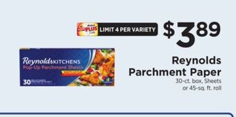 ShopRite Parchment paper offer