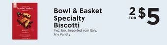ShopRite Specialty biscotti offer