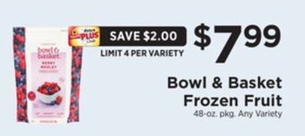 ShopRite Frozen fruit offer