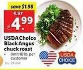Lidl Usda choice black angus chuck roast offer