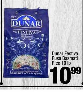 Super King Markets Dunar festiva pusa basmati rice offer