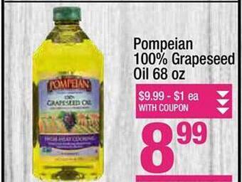 Super King Markets Pompeian 100% grapeseed oil offer