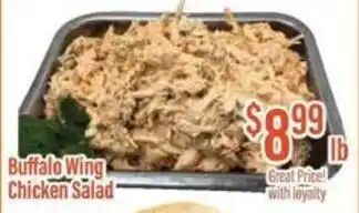 Chief Supermarket Buffalo Wing Chicken Salad offer