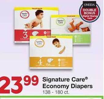 Market Street Signature care economy diapers offer
