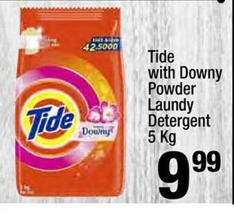 Super King Markets Tide with downy powder laundry detergent offer