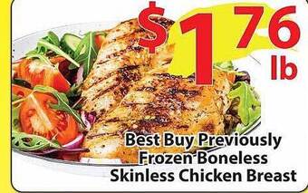 Wholesale Food Outlet Best buy previously frozen boneless skinless chicken breast offer
