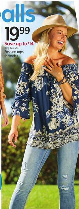 Bealls Fashion tops for ladies offer