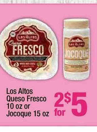 Super King Markets Los altos queso fresco or jocoque offer