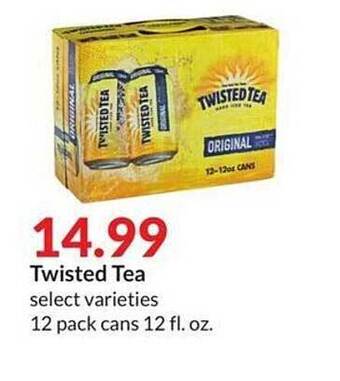 Hy-Vee Twisted tea offer