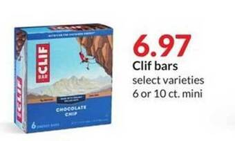 Hy-Vee Clif bars offer